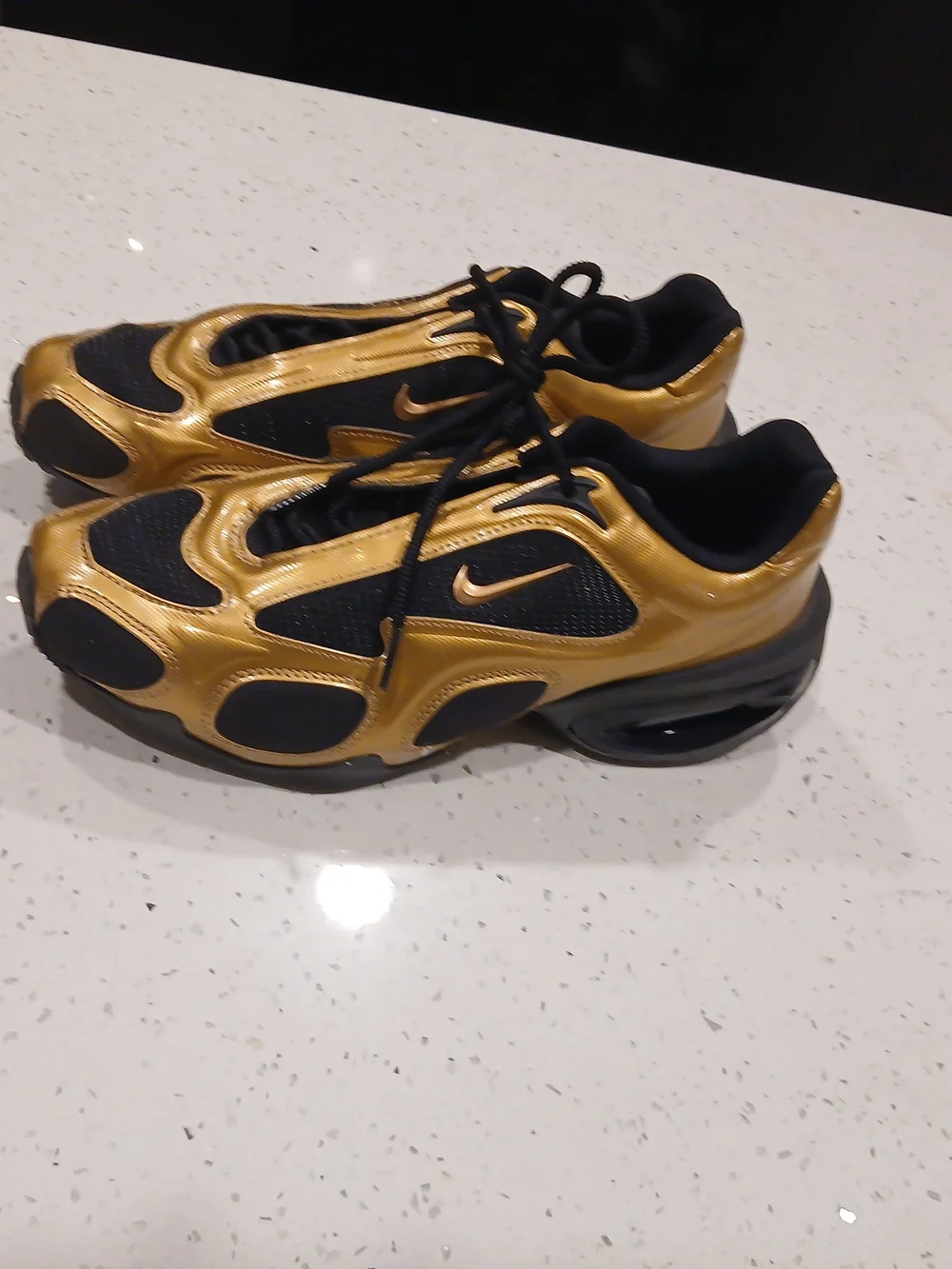 Size 9.5 - Nike Air Max Muse Metallic Gold Black W